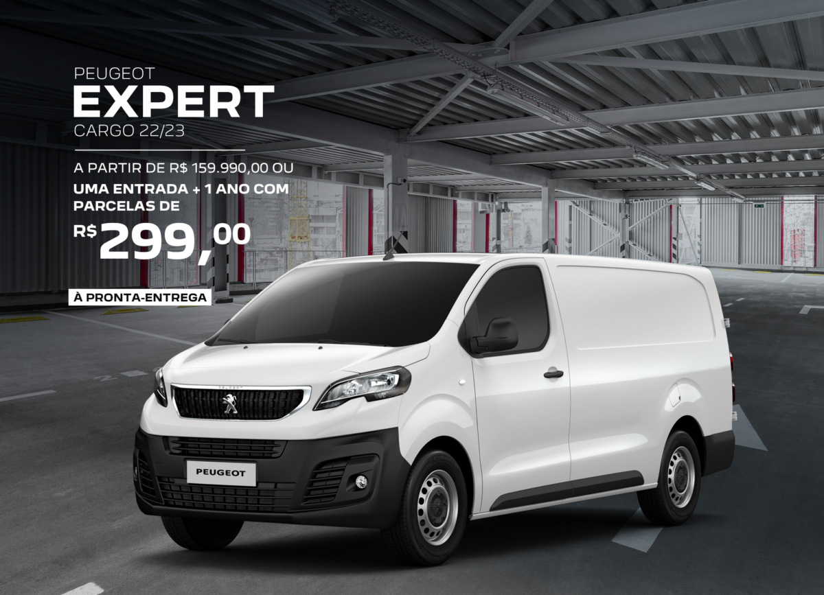 Peugeot Expert Cargo com 0% de entrada